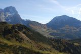 12.10. 2008 - Gosaukamm (Alpy okolo Dachsteinu). Hofpürgelhütte mezi horami.