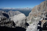 Nahoře se nám otevřel krásný pohled, jak jinak než na Alpy.