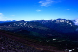 16.7. 2007 - Hókkaidó, Daisetsu-zan, Asahi-dake (2290m), pohled směrem k jihu (tudy půjdeme)