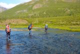 Brodíme North Klondike river.