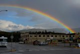 Duha nad Whitehorse na rozloučenou.