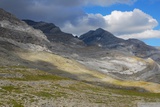 Pohled na štíty Monte Perdida, na jehož vrchol se chystáme vyrazit zítra.