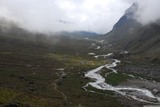 Odpoledne jsme si vyšli k jezeru Samiti, dolů jsme přitom koukali na náš tábor v Lamu-ney.